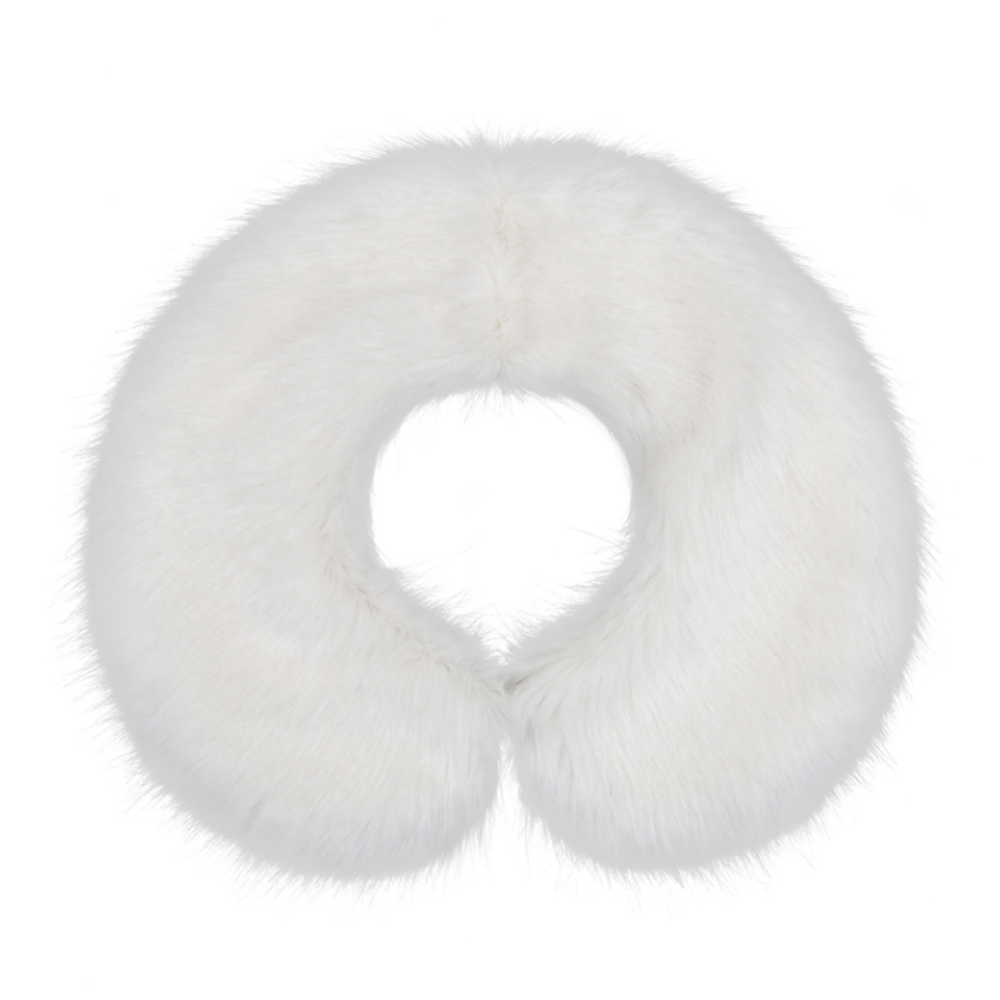 Girls White Faux Fur Collar (The Knightsbridge) – Britannical
