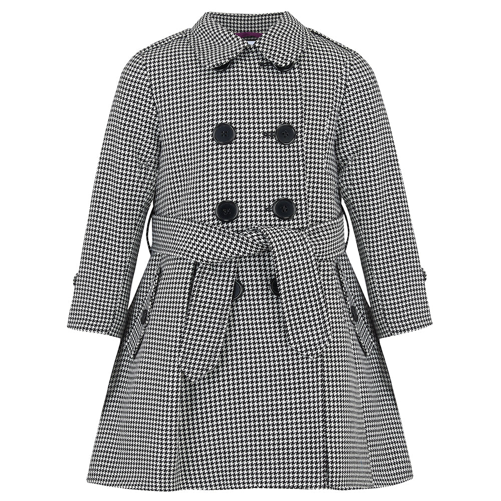 Black and white coats womens best sale