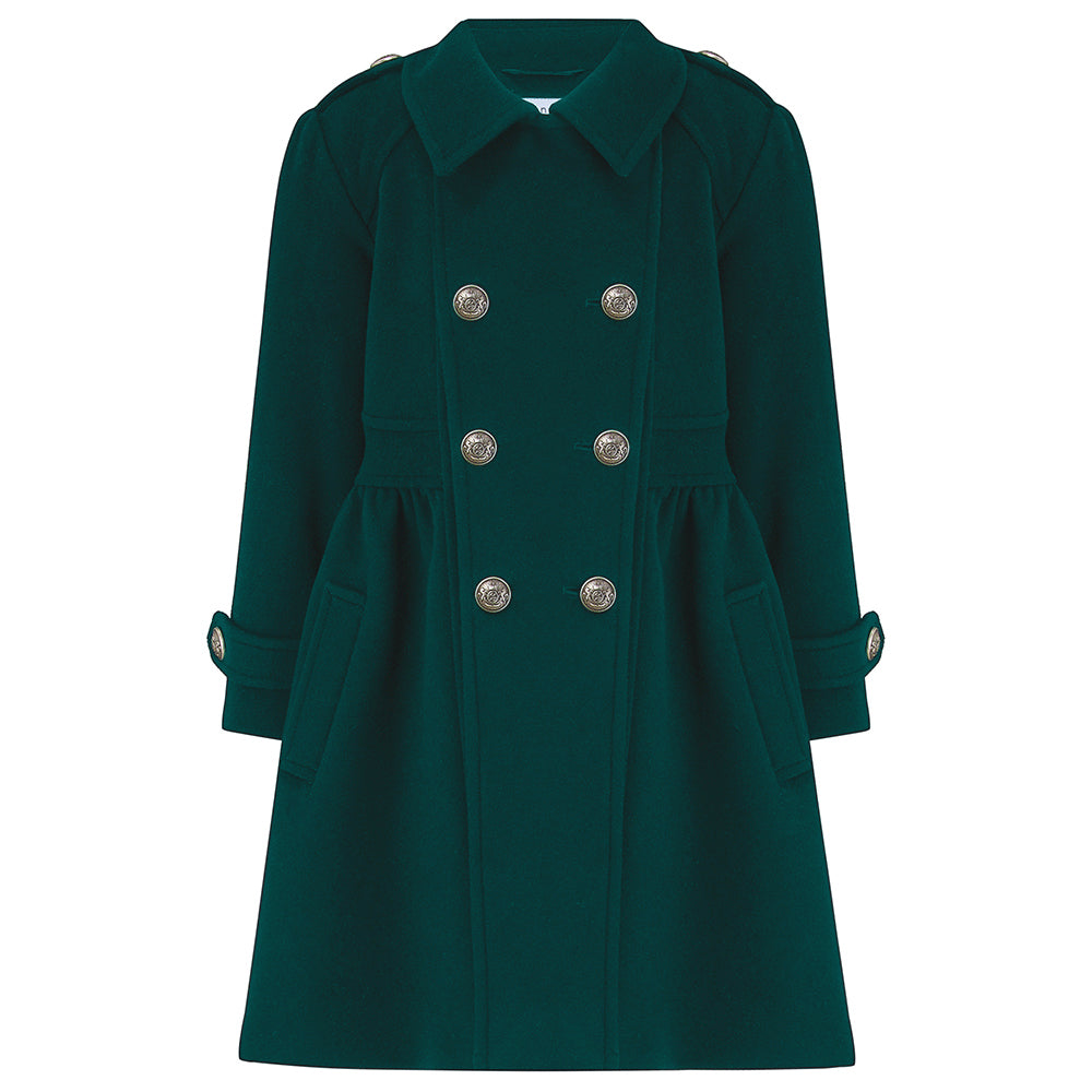 Westminster Girls Dress Coat Racing Green